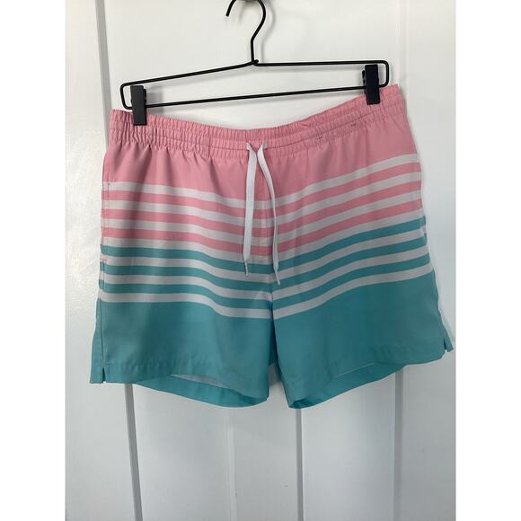 Chubbies Men's on‎ the Horizons 5.5in Stretch Swim Trunk Board Shorts Pink Small - Picture 2 of 13